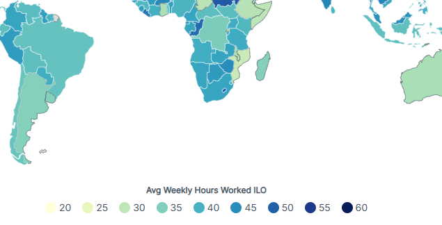 Какая рабочая неделя в странах мира